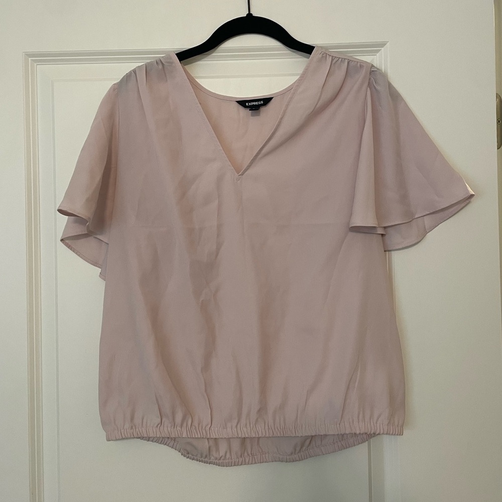 Blush blouse